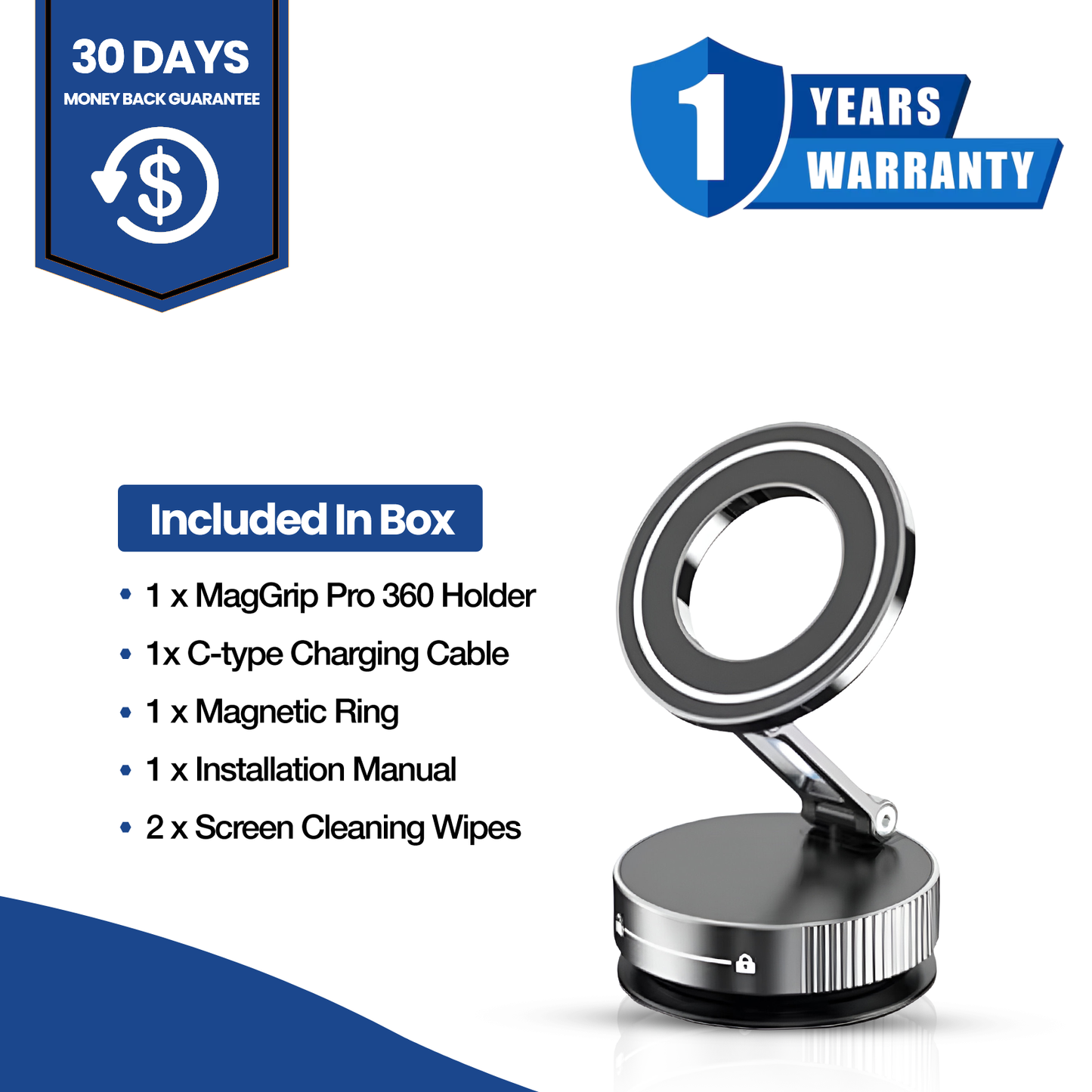 TGP™ SecureGrip Pro Magnetic Holder King New 2025 TGP06