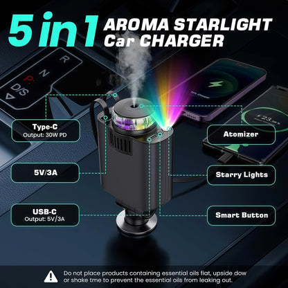 TGP™ Fast Charging Car Charger 5 IN 1 Ultra