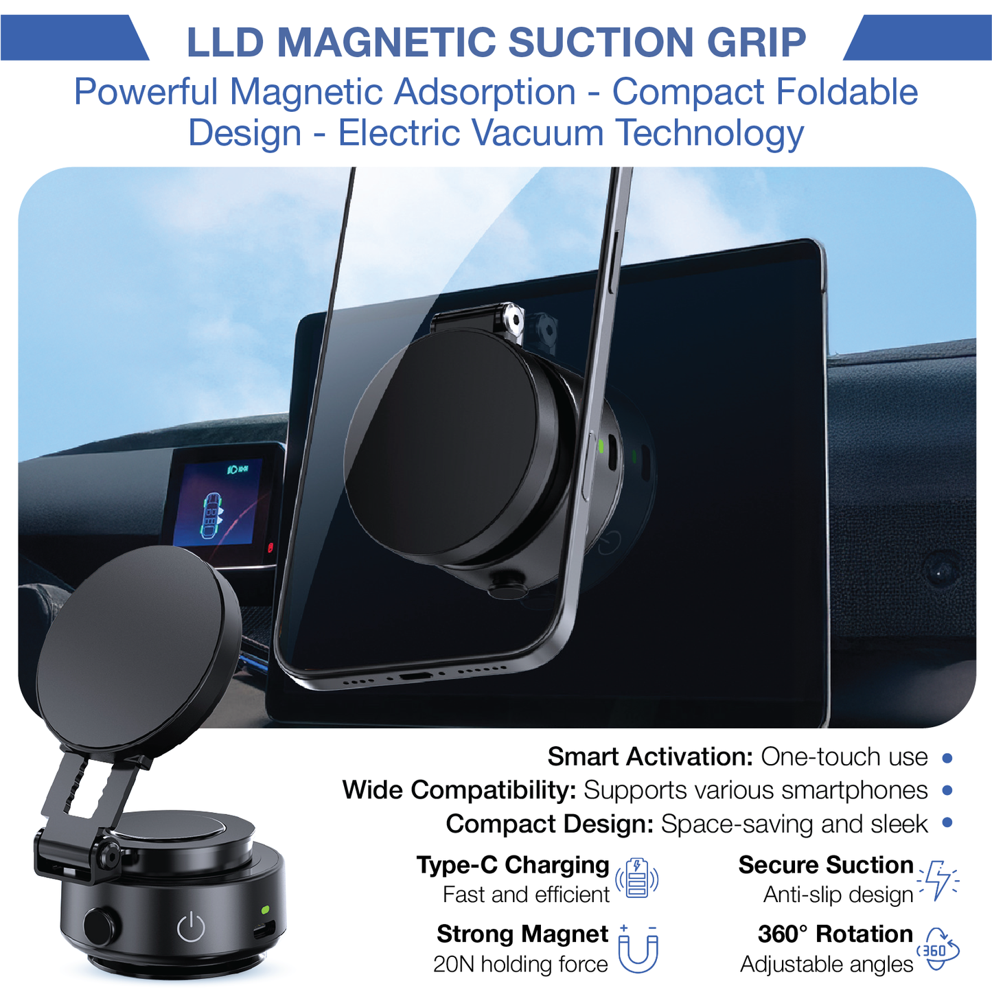 TGP™ SecureGrip Pro Magnetic Holder New 2025 TGP03