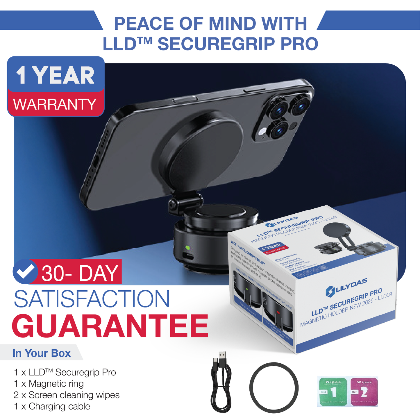 TGP™ SecureGrip Pro Magnetic Holder New 2025 TGP03