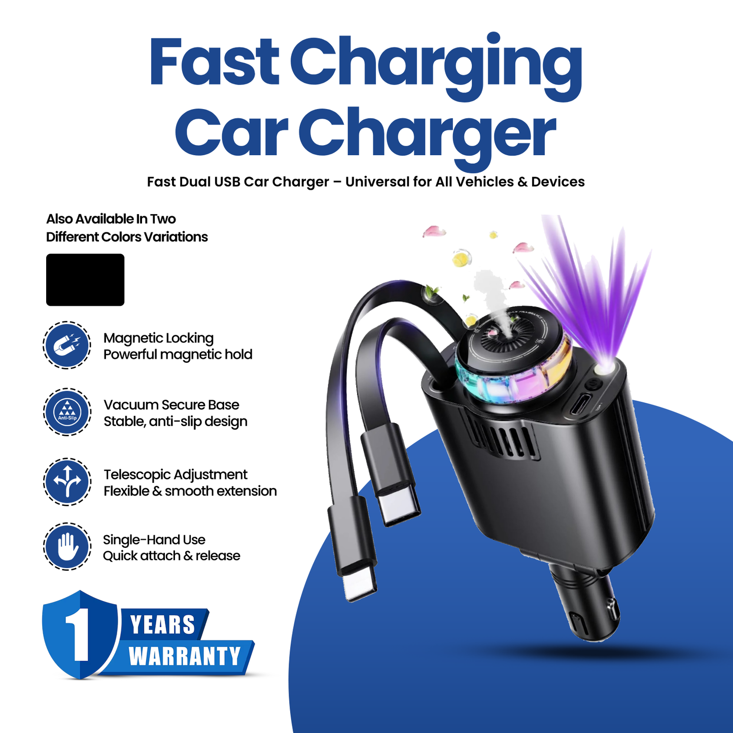 TGP™ Fast Charging Car Charger 5 IN 1 Ultra