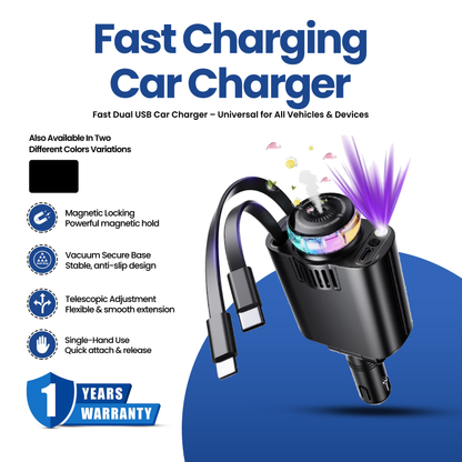 TGP™ Fast Charging Car Charger 5 IN 1 Ultra