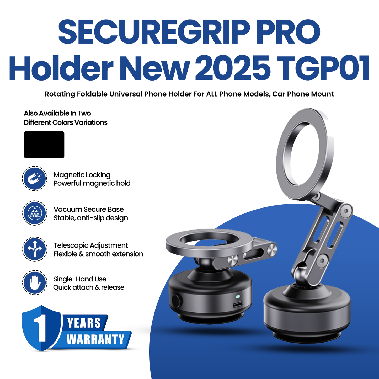 TGP™ SecureGrip Pro Magnetic Holder New 2025 TGP01