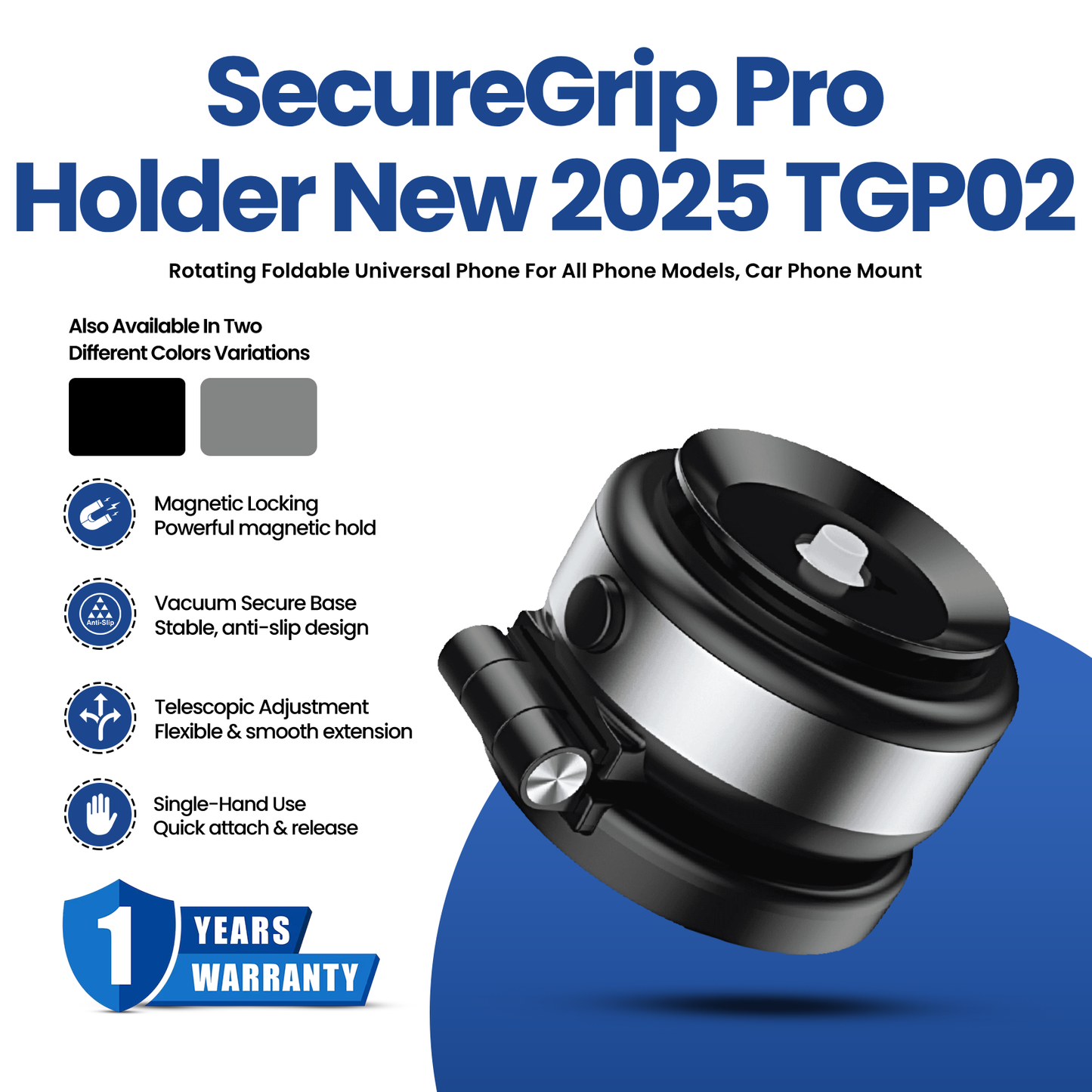 TGP™ SecureGrip Pro Magnetic Holder New 2025 TGP02